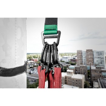 Milwaukee Anchor Strap 48-22-8855, 2.75 in x 26 in, Nylon/Rubber, Black/Green - 54411