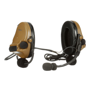 3M PELTOR ComTac V MT20H682BB-47 CY Coyote Brown Communication Headset - Neckband - B-Band - Battery Powered - 23 dB NRR - 076308-94593