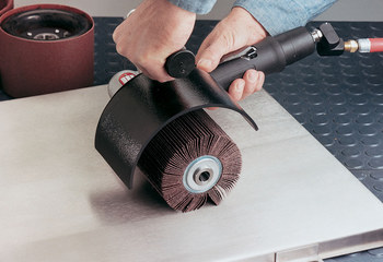 Dynabrade Dynisher Finishing Tool - 1/4 in NPT Inlet - 0.7 hp - 13401