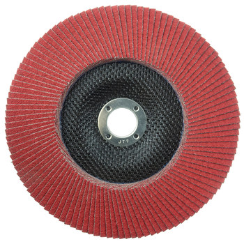 Weiler Tiger Ceramic Type 27 Flap Disc 50138 - Ceramic - 7 in - 80 - Medium