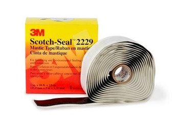 3M Scotch-Seal 2229-3.75X10FT Black Insulating Tape - 3 3/4 in x 3 3/4 in - 3.75 in Wide - 125 mil Thick - 50336