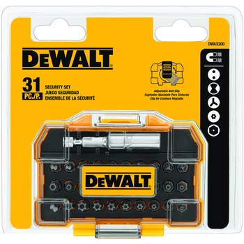 Picture of Dewalt Security Tool Set DWAX200 (Main product image)
