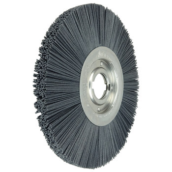 Weiler Nylox 85014 Wheel Brush - 12 in Dia - Straight Nylon Bristle