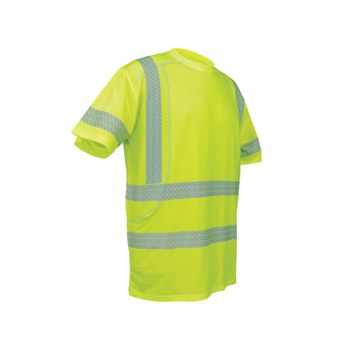 Global Glove FrogWear High-Visibility Reflective Shirt GLO-205/LG - Size Large - Lime - GLO-205 LG