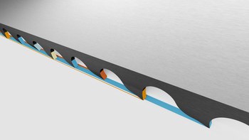 Bahco Sandflex Bandsaw Blade 828290518060, 2/3 TPI, 2-5/8 in