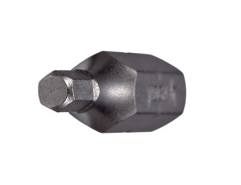 Vega Tools Insert Hex Driver Bit - 7 mm Tip - 1/4 in-Hex Shank - 1 in Length - S2 Modified Steel - 125H070A