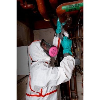 3M Chemical-Resistant Coveralls 49812 - Size Medium - White