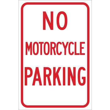 Picture of Brady B-959 Aluminum Rectangle White English Parking Restriction, Permission & Information Sign part number 115511 (Main product image)