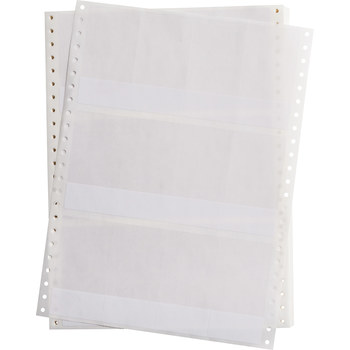 Picture of Brady Datab Clear / White Self-Extinguishing, Self-Laminating, Write-On Vinyl Dot Matrix DAT-40-292-1 Dot Matrix Printer Label (Main product image)