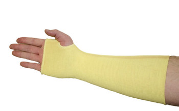 Picture of West Chester Yellow Kevlar Cut-Resistant Arm Sleeve (Main product image)