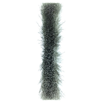 Weiler 00154 Wheel Brush - 4 in Dia - Crimped Stainless Steel Bristle