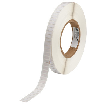 Picture of Brady White Polyimide Thermal Transfer THT-97-497-10 Die-Cut Thermal Transfer Printer Label Roll (Main product image)
