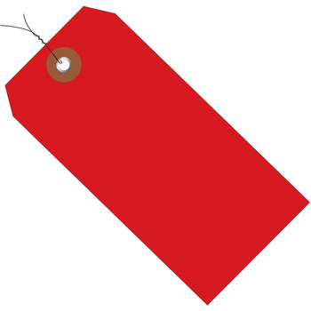 Picture of Shipping Supply Red Vinyl 12754 Plastic Tags (Main product image)