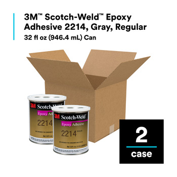 3M Scotch-Weld 7000046356 Gray One-Part Epoxy Adhesive - 1 qt Can - 20345