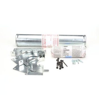 3M DT200 Fire Barrier Putty Sleeve Kit 18808, Galvanized Steel, 2 in x 12 in