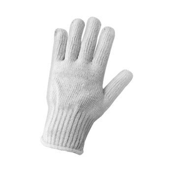 Global Glove String Knit White Cotton/Polyester Work & General Purpose Gloves - S65BW-W