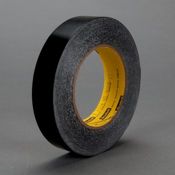 3M 9324 Black Damping Squeak Reduction Tape - 1 in Width x 36 yd Length - 6.5 mil Thick - 38826