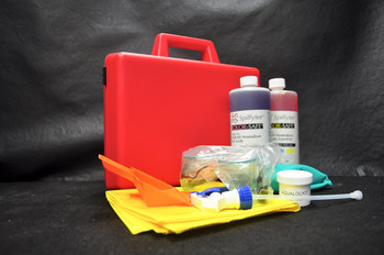 Spilfyter Grab & Go 3 gal Acid and Base Neutralizing Bucket Spill Kit - 810042-42260