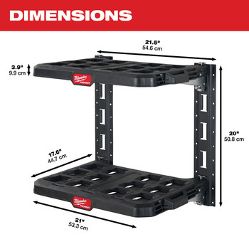 Milwaukee PACKOUT 4.1 in Racking Kit 48-22-8480 - Polymer