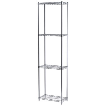 Picture of Akro-Mils AWS861224SU 2000 lbs Adjustable Chrome Steel Open Wire Shelving (Main product image)