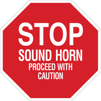Picture of Brady B-555 Aluminum Octagon Red English Stop Signs, Traffic Control Signs & Banners Sign part number 124506 (Main product image)