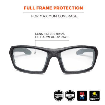 Ergodyne Skullerz Safety Glasses ODIN-AFTY 50503