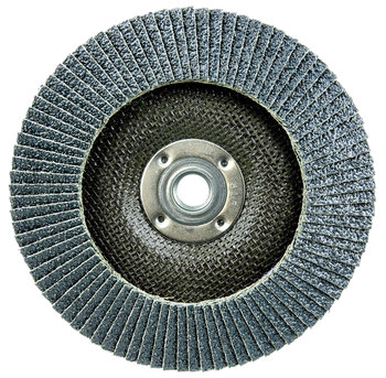 Weiler Tiger Paw Type 29/Angled Flap Disc 51179 - Alumina Zirconia - 6 in - 40 - Coarse