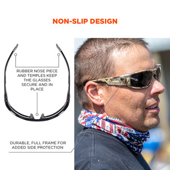 Ergodyne Skullerz Safety Glasses ODIN 50300 - Size Universal