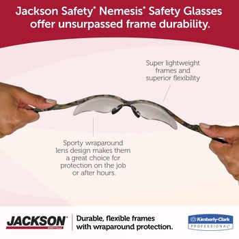 Kleenguard Nemesis Standard Safety Glasses V30 25676 - 19804