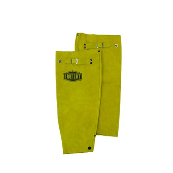 Picture of West Chester Ironcat 7020 Yellow 18 in Kevlar, Leather Welding Sleeve (Main product image)