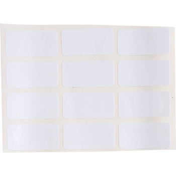 Brady Cleanlift THT-5-533-10 Removable Label - 1 in x 1/2 in - Polyester - White - B-533 - 92863