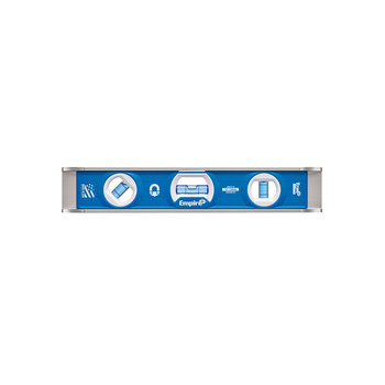 Milwaukee True Blue Aluminum Magnetic Torpedo Level - 10 in Length - 1.75 in Wide - 0.66 in Thick - EM70.10