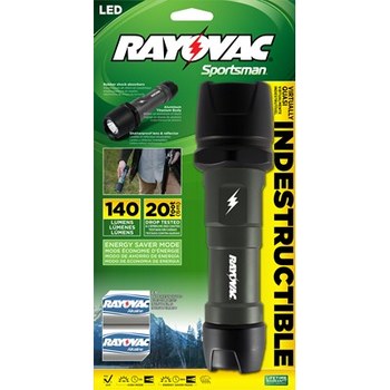 Picture of Rayovac OT2D-B Sportsman Virtually Indestructible Flashlight (Main product image)