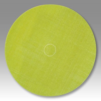 3M Trizact Hookit 268XA Coated Aluminum Oxide Green Hook & Loop Disc - Film Backing - 3 mil Weight - A35 Grit - Extra Fine - 6 in Diameter - 27490