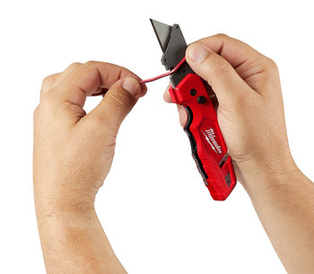Milwaukee FASTBACK 48-22-1502 Folding Utility Knife - Aluminum - 6.87 in - 53441