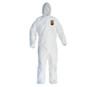 Kimberly-Clark Kleenguard A40 White 4XL Microporous Film Laminate Disposable General Purpose Coveralls - 036000-44327