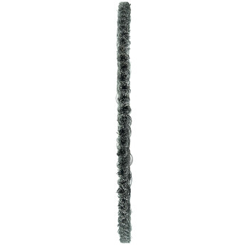 Weiler 09840 Wheel Brush - 15 in Dia - Knotted - Standard Twist Steel Bristle