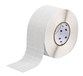 Picture of Brady White Polyimide Thermal Transfer THT-15-487-2.5 Die-Cut Thermal Transfer Printer Label Roll (Main product image)