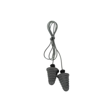 Picture of 3M Skull Screws Skull Screws VP-P1301 Silver Universal Thermoplastic Elastomer Foam Corded Cone Ear Plugs (Main product image)