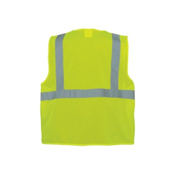 Global Glove FrogWear High-Visibility Vest GLO-001VE GLO-001VE-LG - Size Large - Yellow - GLO-001VE LG