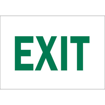 Picture of Brady B-120 Fiberglass Reinforced Polyester Rectangle White English Confined Space Sign part number 87675 (Main product image)
