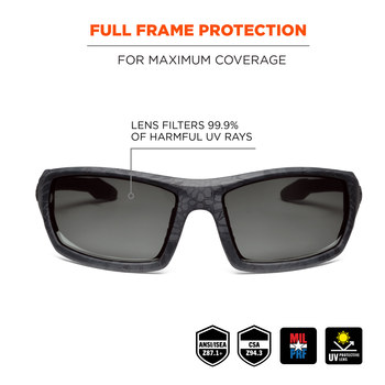 Ergodyne Skullerz Safety Glasses ODIN-PZTY 50531