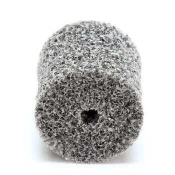 3M Scotch-Brite XL-UW Unitized Aluminum Oxide Soft Deburring Wheel - Medium Grade - Arbor Attachment - 1 in Diameter - 3/16 in Center Hole - 1 in Thickness - 15527