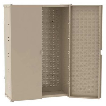 Picture of Akro-Mils HD4824ABE Tiltview HD 2000 lb Beige Powder Coated Steel 16 ga Non-Stackable Bin Cabinet (Main product image)