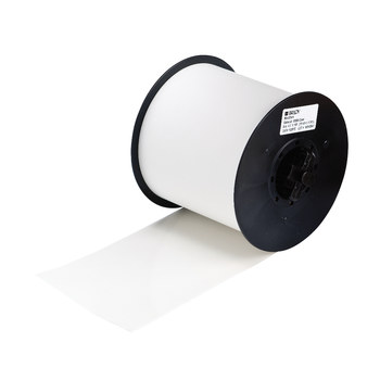 Picture of Brady Clear Indoor / Outdoor Vinyl Thermal Transfer 113187 Continuous Thermal Transfer Printer Label Roll (Main product image)