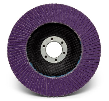3M 769F Type 27 Flap Disc 05928 - Ceramic Precision-Shaped Grain - 5 in - 120+ - Fine