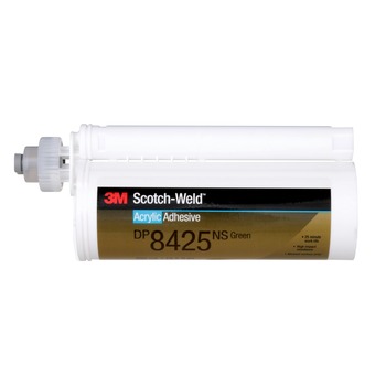 3M Scotch-Weld 7100078166 Green Two-Part Duo-Pak Long Open Time Structural Adhesive - 490 mL Dual Cartridge - 81302