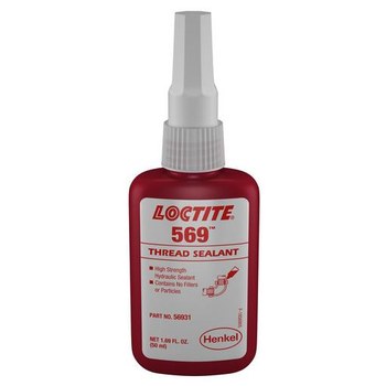 とりひき Loctite 569 Thread Sealant 56931, IDH:135492, 50 ml Bottle, Brown