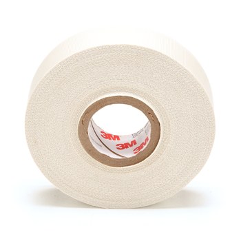 3M™ Glass Cloth Tape 361, White, 3/4 in x 60 yd, 6.4 mil, 48 rolls per case