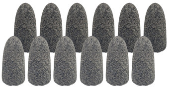 Weiler Tiger Zirc Zirconia Alumina Abrasive Cone - 1 1/2 in Length - 3/8-24 UNF Center Hole - 68306